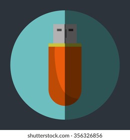 Technology and electronic devices graphic design, vector illustration eps10