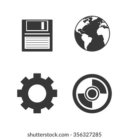 Technology and electronic devices graphic design, vector illustration eps10