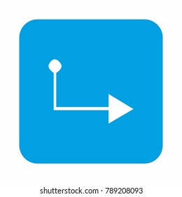 technology electronic icon design element industrial connect sign symbol for web and print 