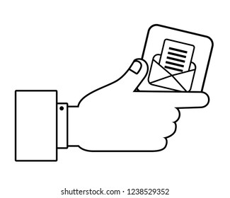 technology email cartoon
