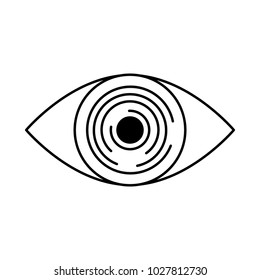 technology eye cyber security icon