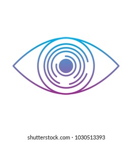 technology eye cyber security icon