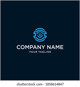 technology figure logo design.
symbols