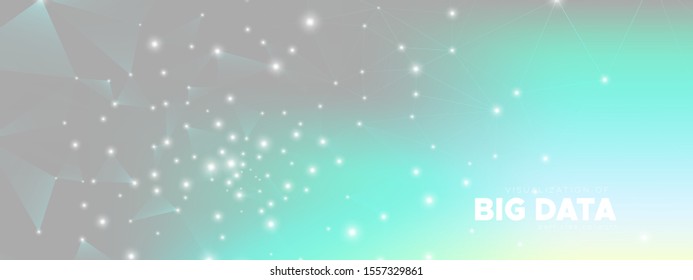 Technology Finance. Magic Big Data Visualization. Polygonal Abstract. Cosmic Futuristic Connection. Technology Graphic. Big Data Infographic. Light Futuristic Architecture. Big Data Background.