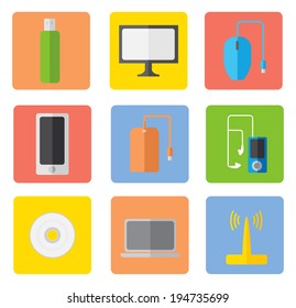 technology flat icon