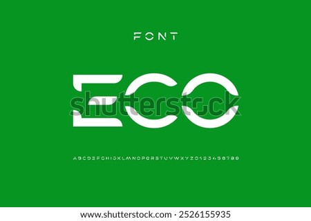 Technology font, digital cyber alphabet made futurism style, letters A, B, C, D, E, F, G, H, I, J, K, L, M, N, O, P, Q, R, S, T, U, V, W, X, Y, Z and numerals 0, 1, 2, 3, 4, 5, 6, 7, 8, 9 space style