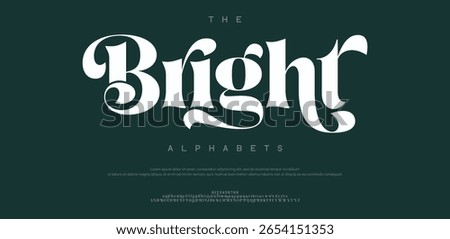 Technology font, digital cyber alphabet made style, letters A, B, C, D, E, F, G, H, I, J, K, L, M, N, O, P, Q, R, S, T, U, V, W, X, Y, Z and numerals 0, 1, 2, 3, 4, 5, 6, 7, 8, 9