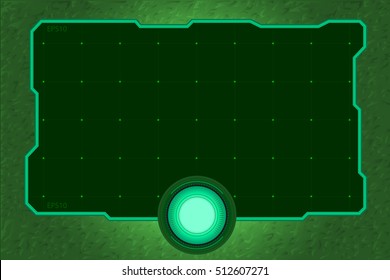 technology frame green tone