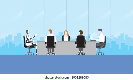 Empty Chair Group People Aspirations Stock Vector (royalty Free) 53474131