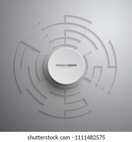 Technology and futuristic abstract background,digital illustration.Vector network and connection concept.Modern connecting dots.