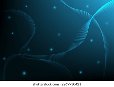 Tecnología de fondo abstracto futurista.techno,ilustración gráfica de red digital 