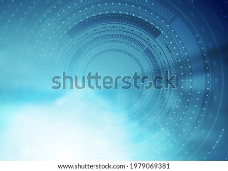 Similar – Image, Stock Photo The Blue Bridge for pedestrians over the tunnel road with graffiti in Oerlinghausen near Bielefeld on the Hermannsweg in the Teutoburg Forest in East Westphalia-Lippe