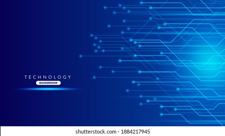 Tecnología Fondo Futurista. Resumen de plantilla de fondo azul. Fondo vectorial. EPS 10
