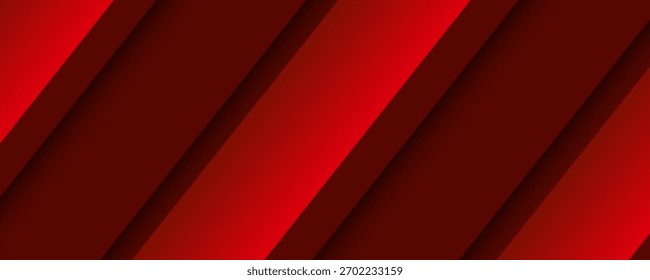 Tecnologia linhas listradas de fundo futurista com efeito de luz sobre fundo vermelho.