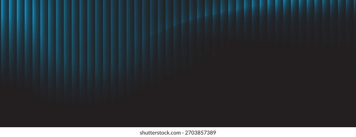 Tecnología futurista de fondo líneas rayadas con efecto de luz sobre fondo azul. diseño simple