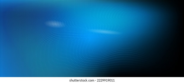 Tecnología de circuito futurista digital, 3d concepto abstracto de interfaz de usuario de ciencia ficción con puntos y líneas de gradiente. inteligencia artificial. fondo vectorial abstracto. efecto digital de luz azul 