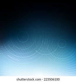 Technology futuristic circuit digital background, Vector illustration