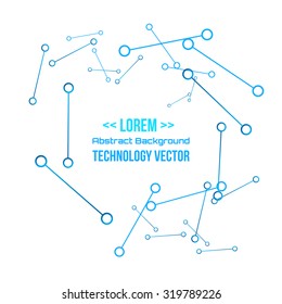 Technology futuristic digital background, Vector illustration