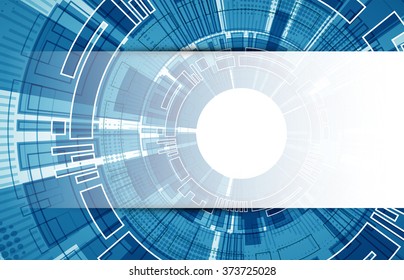 Technology futuristic digital background. Vector illustration