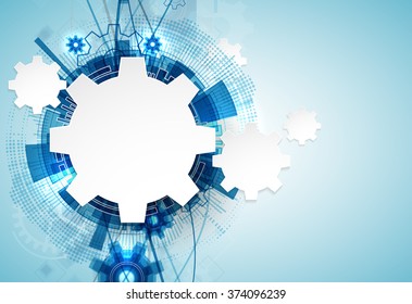 Technology futuristic digital background. Vector illustration