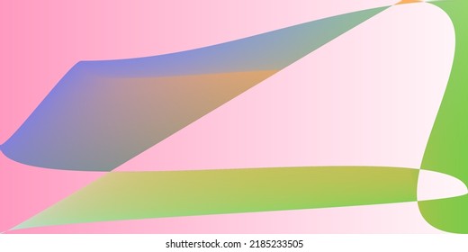 Technologie Futuristische Mehrfarben-Minimalschichten Farbmesh. Moderner, glatter, pastellfarbener Originalhintergrund. Neon Rainbow Fluid Pink Smooth Oberfläche. Gestalten Sie die dynamische digitale Psychedelic Illustration.