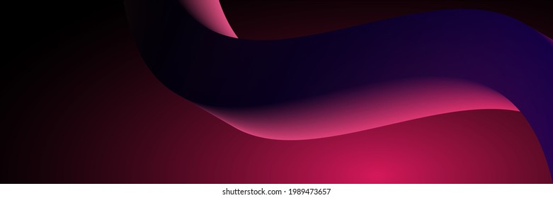 Technology futuristic pink and purple wave gradient background for business companies, financial corporations, social media channels. Web banners, posters, covers, thumbnails, data science.