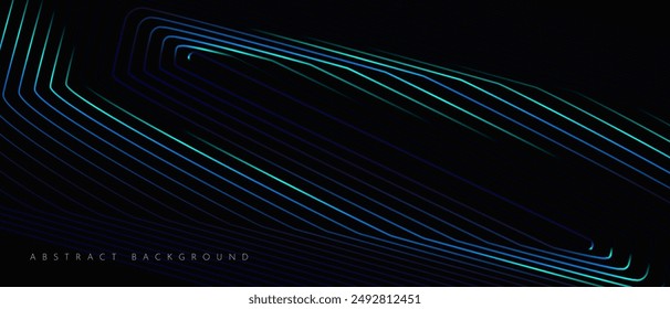 Technology Futuristic Style. Abstract 3D Pattern Network Line for Social Media Posts, Mobile Apps, Cards, Invitations, and Banners Design. Vector Illustration.