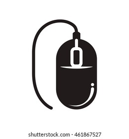 Technology and gadget concept represented by mouse icon. Isolated and flat illustration
