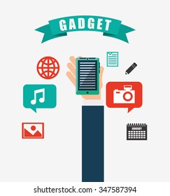 technology gadget design, vector illustration eps10 graphic 