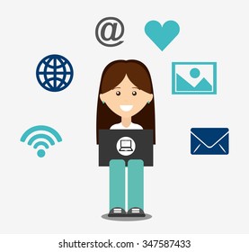 technology gadget design, vector illustration eps10 graphic 
