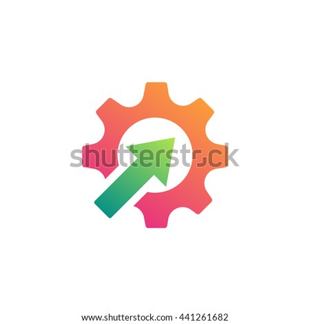 Technology Gear illustration symbol