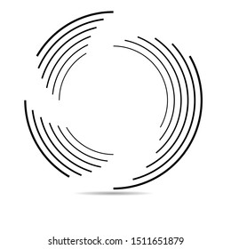 Technology Geometric Circle Logo . Vector .