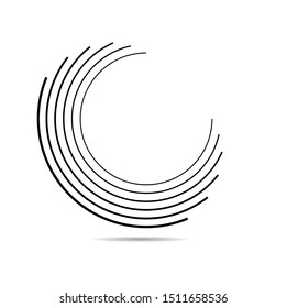 Technology Geometric Circle Logo . Vector .