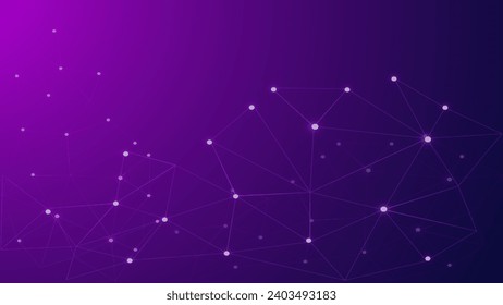  technology geometric connection whit triangle background