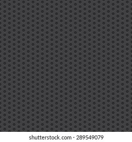 Technology geometric perforated material vector seamless background for applications (app), web user interfaces (ui), internet sites, business. Seamless vector pattern. Science vector background