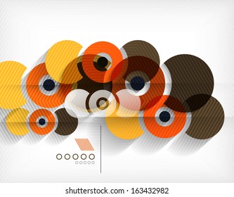 Technology geometric shape abstract background