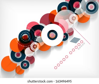 Technology geometric shape abstract background