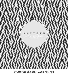 Technisches geometrisches Stripe Linie abstraktes Muster. Modernes Zickzacklinienmuster.