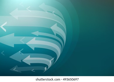 Technology and Global Business Background With Globe Vector Illustration.
