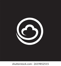 technology gradient colorful cloud logo, Cloud logo vector for software house, software developer, web developer, web hosting, domain, cloud services, website, cloud computing, data warehouse.
