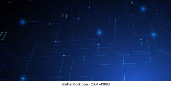 Technology graphic design background. Vector illustration. Vector Abstract technology circuit lines. Technology vector background.Eps10 vector illustration.