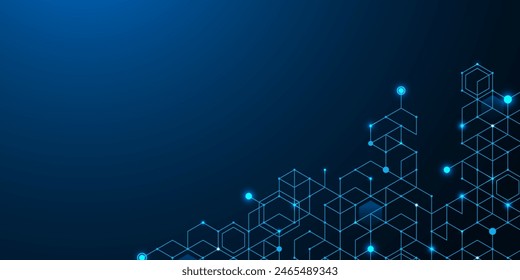 Technology graphic design background. Vector illustration. Vector Abstract technology circuit lines. Technology vector background.Eps10 vector illustration.