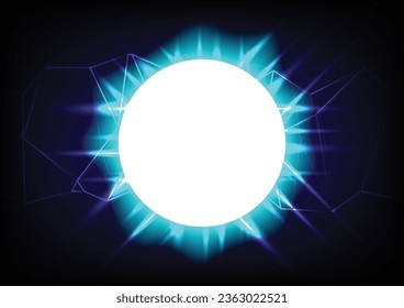 Technology grid sphere.Digital abstract network structure. 3D rendering.