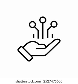 Technologie-Wachstums-Symbol, Vektorsymbol