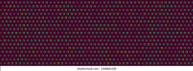 Technology halftone colorful geometric texture background. Spotted vector abstract overlay. Futuristic pattern for web design, advertisment banners, comic books, manga, posters, pakaging. 