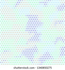 Technology halftone colorful geometric texture background. Spotted vector abstract overlay. Futuristic pattern for web design, advertisment banners, comic books, manga, posters, pakaging. 