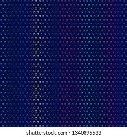 Technology halftone colorful geometric texture background. Spotted vector abstract overlay. Futuristic pattern for web design, advertisment banners, comic books, manga, posters, pakaging. 