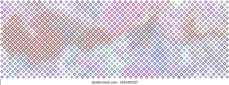 Technology halftone colorful geometric texture background. Spotted vector abstract overlay. Futuristic pattern for web design, advertisment banners, comic books, manga, posters, pakaging. 