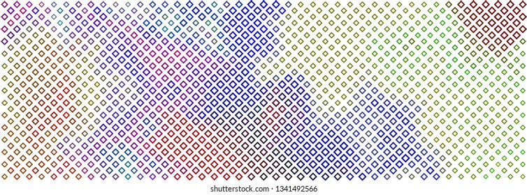 Technology halftone colorful geometric texture background. Spotted vector abstract overlay. Futuristic pattern for web design, advertisment banners, comic books, manga, posters, pakaging. 