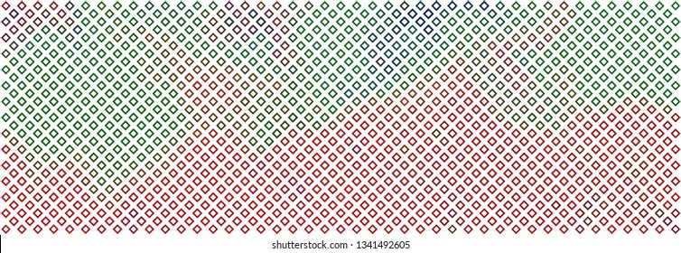 Technology halftone colorful geometric texture background. Spotted vector abstract overlay. Futuristic pattern for web design, advertisment banners, comic books, manga, posters, pakaging. 
